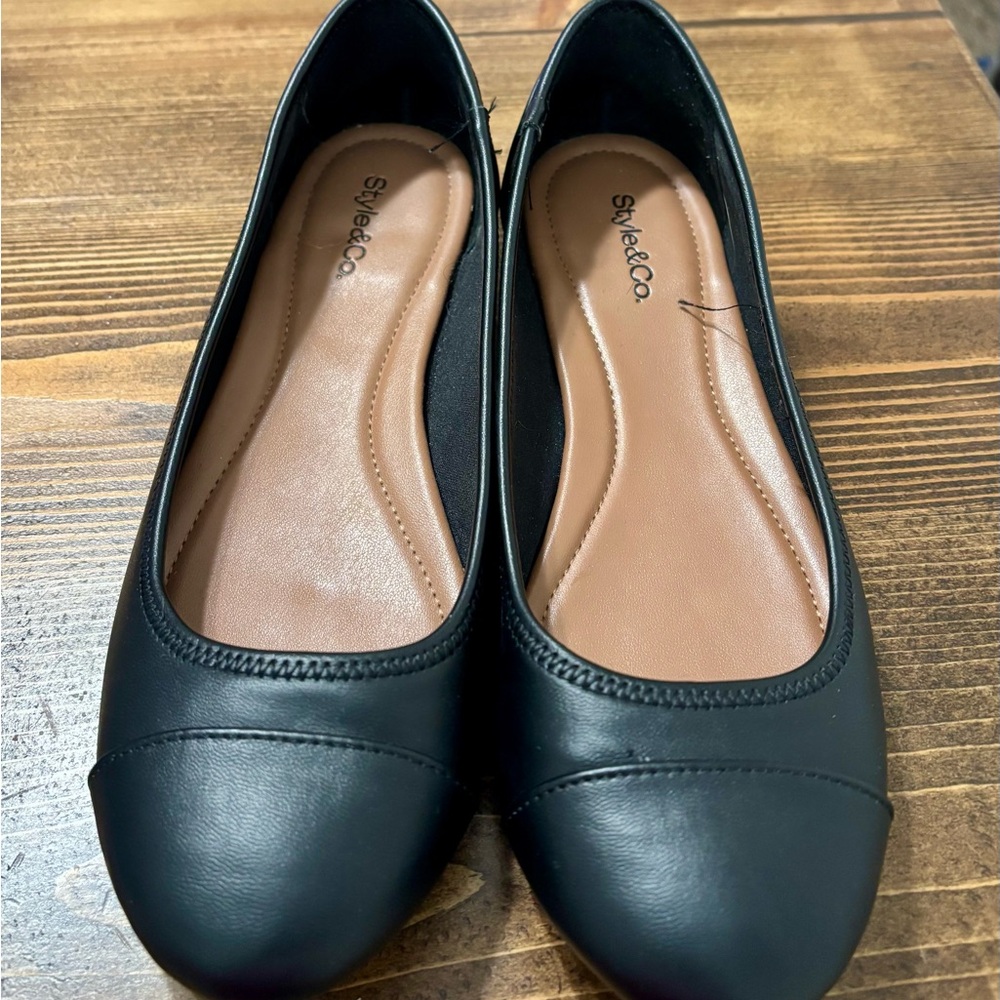Style & Co. Classic Black Flats🥿